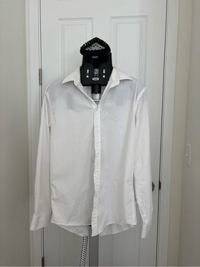 Nordstrom Rack Men's White Long-Sleeve Dress Shirt